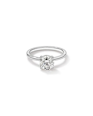 1.50 Carat TW Round Brilliant Canadian Diamond Solitaire in 18kt White Gold