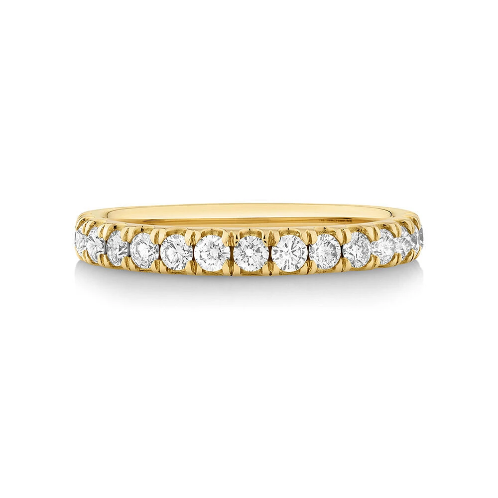 0.50 Carat TW Claw Set Diamond Ring in 18kt Yellow Gold