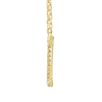 "K" Initial Necklace with 0.10 Carat TW of Diamonds in 10kt Yellow Gold