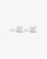 Stud Earrings with Cubic Zirconia in Sterling Silver