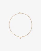 60cm (24") Paperclip 7 and 1 Alternating Open Pendant Chain in 10kt Yellow Gold