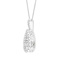 Everlight Pendant with 0.50 Carat TW of Diamonds in 14kt White Gold