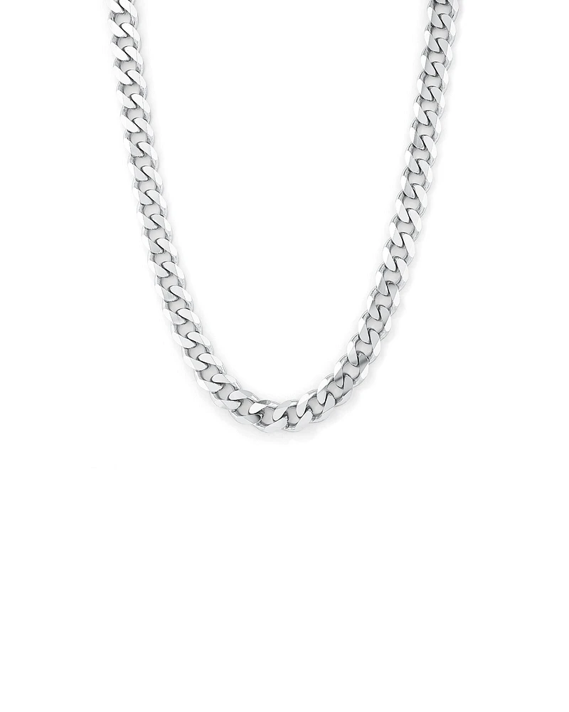 13mm Curb Chain in Sterling Silver