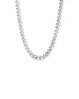 13mm Curb Chain in Sterling Silver