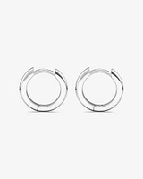 14mm Huggie Earrings in Sterling Silver