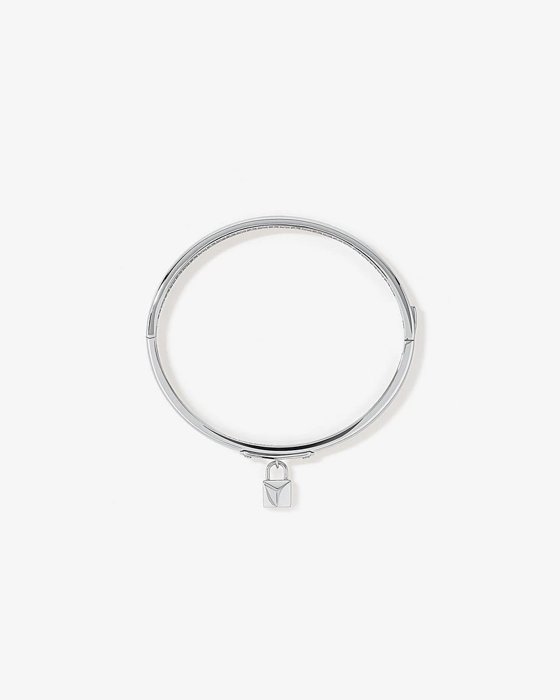 Signature Lock Bangle in Sterling Silver