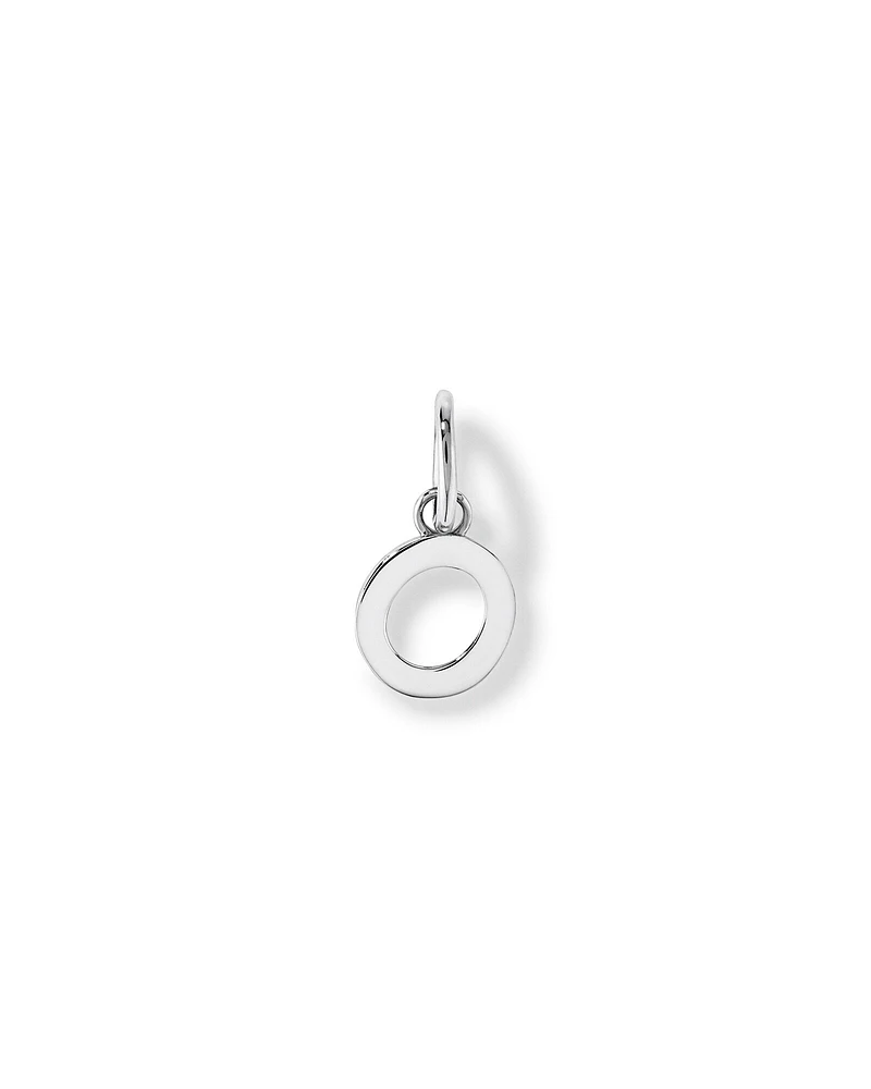 Letter U Initial Pendant in Sterling Silver