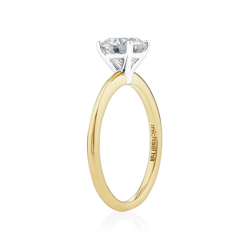 Carat Laboratory-Grown Diamond Ring in 14kt White Gold