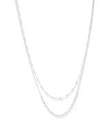 45cm Multi-Layer Bead Chain in Sterling Silver