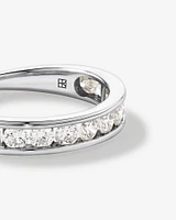1.00 Carat TW Channel Set Round Brilliant Laboratory-Grown Diamond Wedding Ring in 14kt Yellow Gold