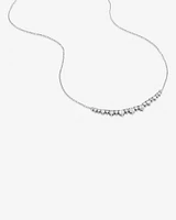 2.00 Carat TW Graduated Diamond Necklace in 14kt White Gold