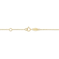 19cm (7.5") Heart Bracelet in 10kt Yellow Gold