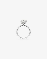 3.00 Carat TW Cushion Cut Laboratory-Grown Diamond Solitaire Engagement Ring in Platinum