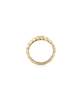 Narrow Croissant Ring in 10kt Yellow Gold