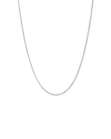 Collier Chaîne Boîte Ronde De 50 Cm (20 Po) De 1,82 Mm De Largeur En Argent Sterling