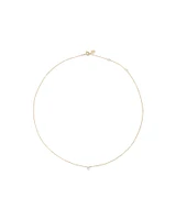 Necklace With 0.08 Carat TW Diamonds in 10kt Yellow Gold