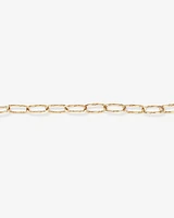 Diamond Cut Oval Twist Link Bracelet in 10kt Yellow Gold