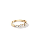 1.30 Carat TW Round Brilliant Laboratory-Grown Diamond Wedding Ring in 14kt Gold