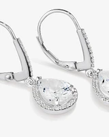 Earrings with Cubic Zirconia in Sterling Silver