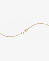 "K" Initial Necklace with 0.10 Carat TW of Diamonds in 10kt Yellow Gold