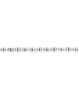 Men's 0.30 Carat TW Men's Black Diamond Link Bracelet in Sterling Silver