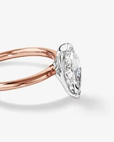 1.25 Carat TW Marquise Laboratory-Grown Diamond Solitaire Engagement Ring in 14kt White Gold