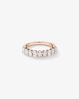 1.17 Carat TW Oval Laboratory-Grown Diamond Wedding Ring in 14kt White Gold