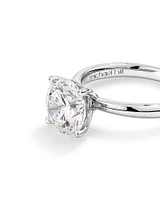 3.00 Carat TW Round Brilliant Laboratory-Grown Diamond Solitaire Engagement Ring in Platinum