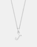 "Z" Initial Pendant in Sterling Silver