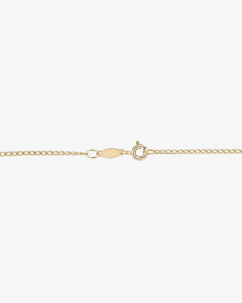 50cm (20") Curb Chain in 10kt Yellow Gold