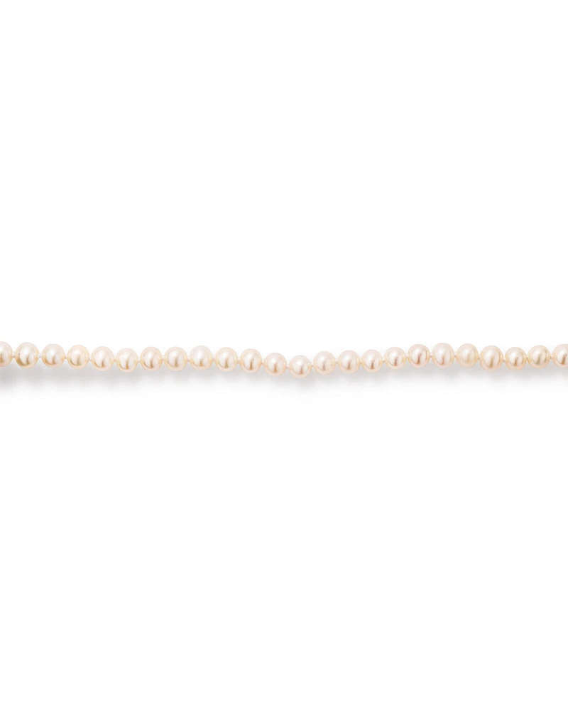 Cultured Freshwater Pearl Bracelet in Sterling Silver