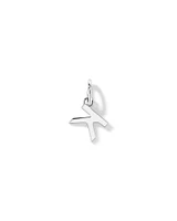 Letter Z Initial Pendant in Sterling Silver