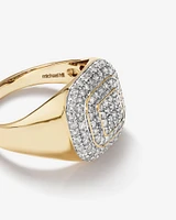 Ring with Carat TW of Diamonds in 10kt Yellow Gold