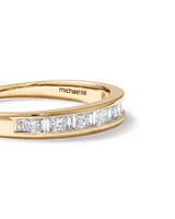 Wedding Band with 0.33 Carat TW of Diamonds in 14kt Yellow Gold