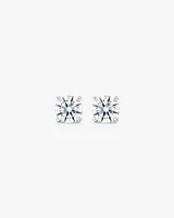 Carat TW Laboratory-Grown Diamond Solitaire Stud Earrings in 14kt Gold