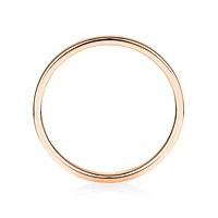 2mm Lite Half Round Wedding Band in 10kt Yellow Gold