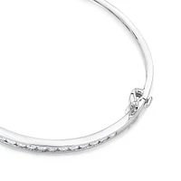 Bangle with 2 Carat TW Of Diamonds in 10kt White Gold