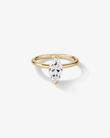 1.25 Carat TW Marquise Laboratory-Grown Diamond Solitaire Engagement Ring in 14kt White Gold