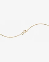 "K" Initial Necklace with 0.10 Carat TW of Diamonds in 10kt Yellow Gold