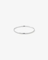 3.7mm Solid Round Bangle in Sterling Silver