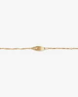 14cm (5.5") Baby Identity Bracelet in 10kt Yellow Gold