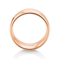 12mm Barrel Ring in 10kt Rose Gold