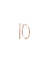 25mm Hoop Earrings in 10kt Rose Gold