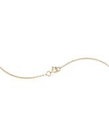 "K" Initial Necklace with 0.10 Carat TW of Diamonds in 10kt Yellow Gold