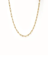 Ball and Oval Link Chain in 10kt Yellow Gold