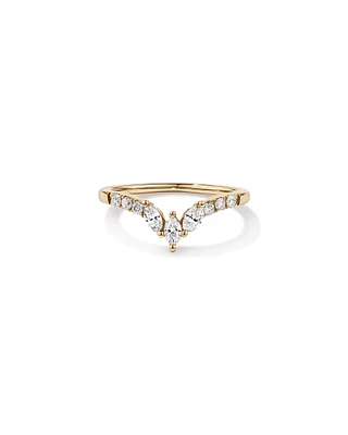 Wedding Ring with .38TW of Diamonds in 14k Yellow Gold