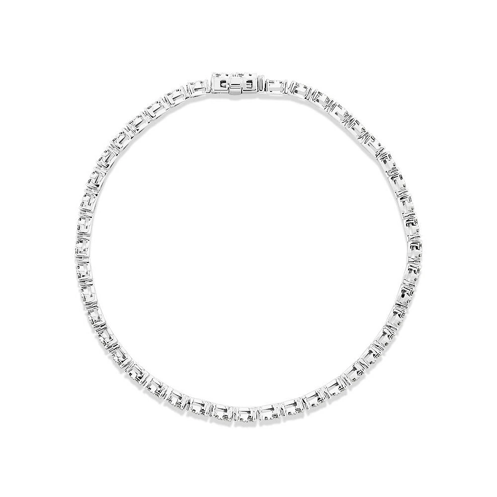 Bracelet de tennis en diamants de 1,52 carats TW en or blanc 10 ct