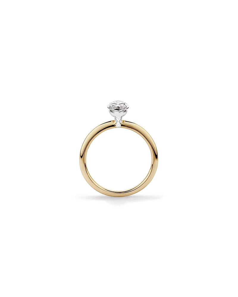 1.25 Carat TW Marquise Laboratory-Grown Diamond Solitaire Engagement Ring in 14kt White Gold
