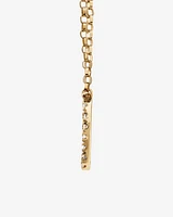 "K" Initial Necklace with 0.10 Carat TW of Diamonds in 10kt Yellow Gold
