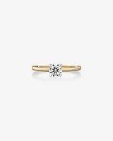 Southern Star Solitaire Engagement Ring with a Carat TW Diamond in 18kt Yellow & White Gold